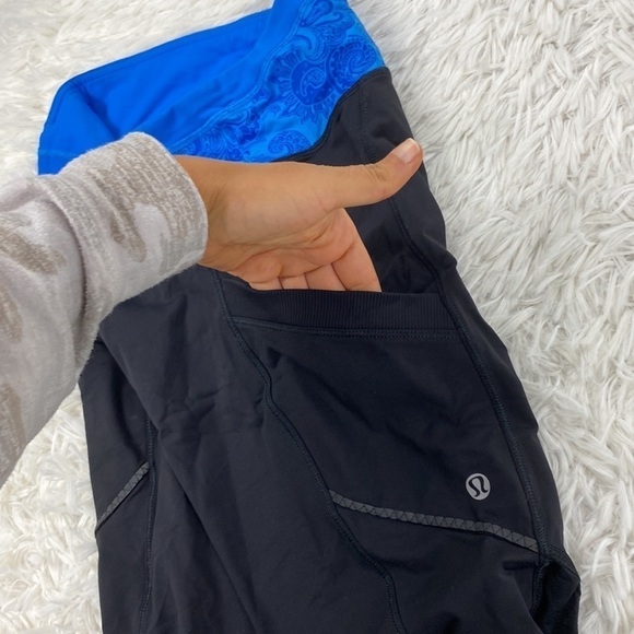 🔥$SALE$🔥 Lululemon Crop Leggings w Side pockets - Picture 2 of 7